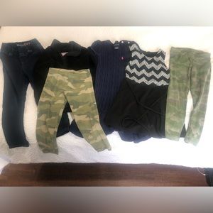 Girls Size 4 various pants, dresses and jacket